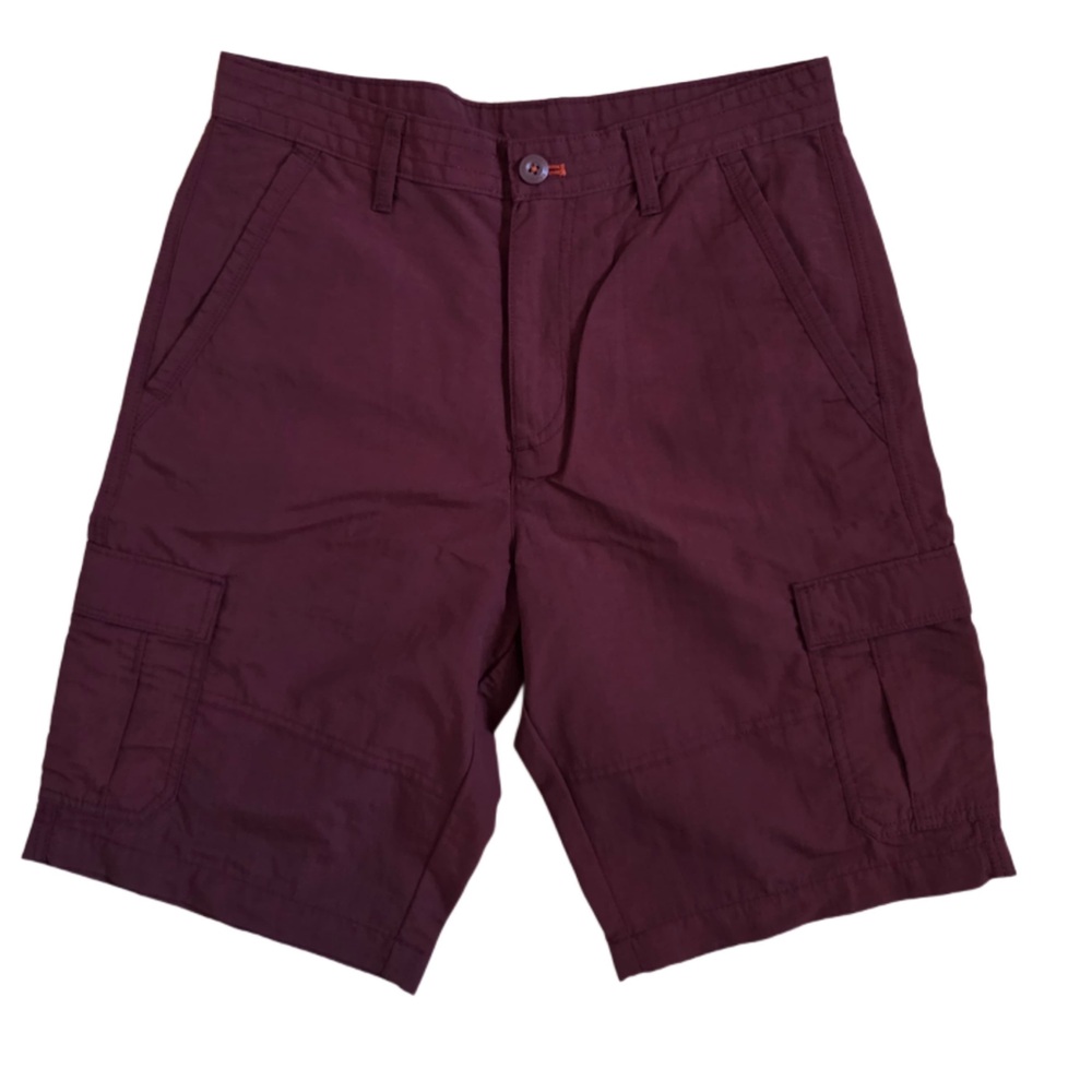 Eddie Bauer Dark Red Cargo Shorts